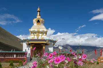 Crédence de cuisine en plexiglas Dhaulagiri Buddhist Temple, Mustang,Nepal