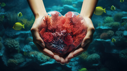 Fototapeta premium World health day background. generative ai