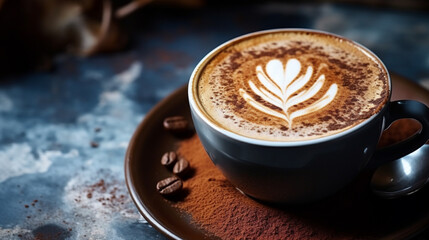 cup of coffee HD 8K wallpaper Stock Photographic Image 