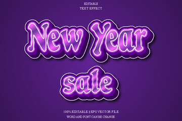 New Year Editable Text Effect