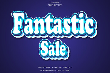 Fantastic sale Editable Text Effect Emboss Gradient Style