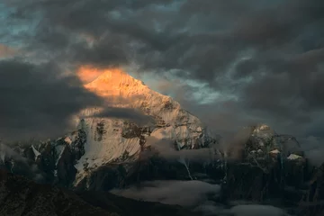 Crédence de cuisine en verre imprimé Dhaulagiri Nilgiri Peak, Nepal
