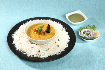 Arhar Dal with Rice, Indian Dish