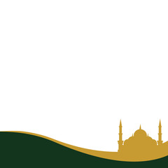 Islamic Mosque Footer