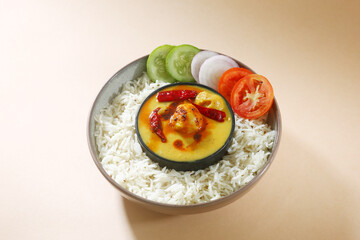 Kadhi chawal or karhi chawal, Indian Dish