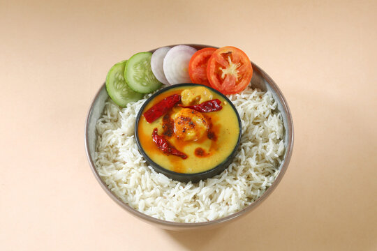 Kadhi chawal or karhi chawal, Indian Dish