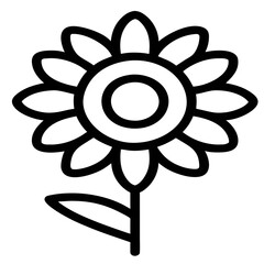 abstract flower vector