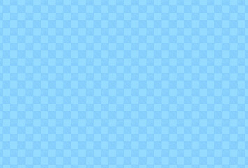 爽やかな青のチェック柄