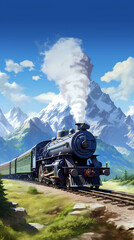 Fototapeta premium orient express train