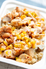Chicken Rice Bowl with Corn