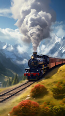 Fototapeta premium orient express train