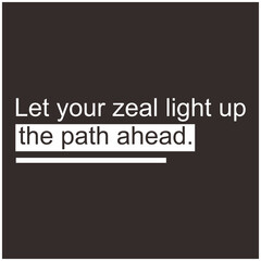 Word of encouragement