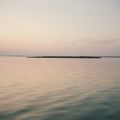 Sunset over the marsh in Duck North Carolinas