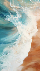 Naklejka premium sand and water background