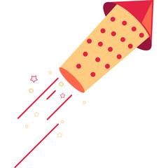 New Year Firecracker Illustration