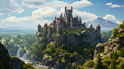 A picturesque castle