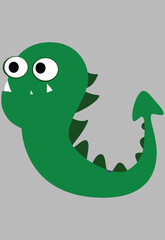 green dragon cartoon