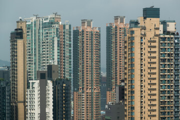 Fototapeta premium Skyline Homes: Urban Heights Living