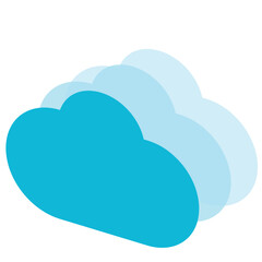 illustration of a icon cloud