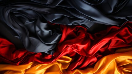 Germany National Flag. Flag of Germany. The federal flag shall be black, red and gold. Bundesflagge - obrazy, fototapety, plakaty