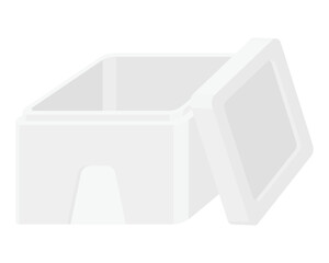 発泡スチロールのイラスト