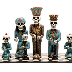 traditional mexican skulls, resin skull decorations