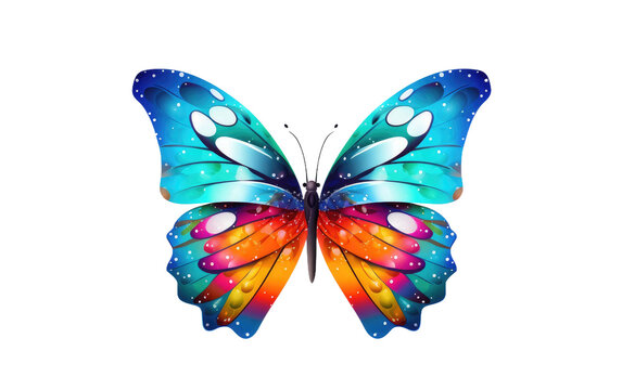 Graceful Butterfly On Transparent PNG