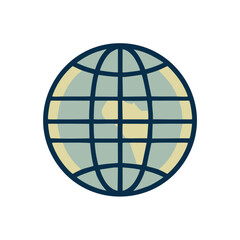 World planet earth, Globe Clip art Vector illustration icon