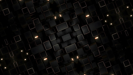 background with glowing lights