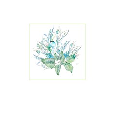Floral vintage bouquet of delicate flowers and buds, watercolor flowers, color illustration written in watercolors, greeting card, invitation to a holiday or event