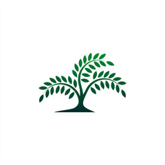 tree logo design, oak logo design, plant logo design, plants, leaves, plantations, greening, agriculture
