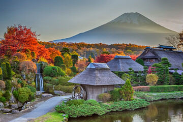 Japanese Travel Destinations. Sanboin Garden Old Village Area Established by Shokaku During...
