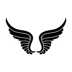 wing isolated vector