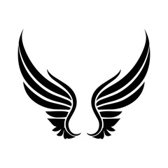 wing isolated vector
