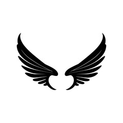 Obraz premium wing isolated vector