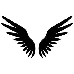 wing isolated vector