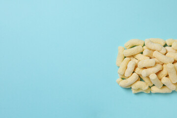 Corn sticks, concept of tasty snack food