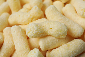 Corn sticks, concept of tasty snack food