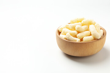 Corn sticks, concept of tasty snack food