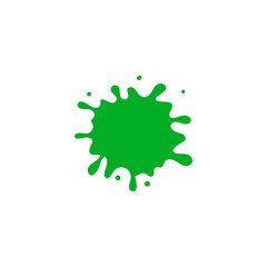 splashes with bright colored elements