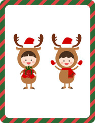 루돌프분장 어린이