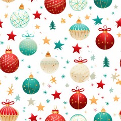 merry christmas pattern wallpaper, white background