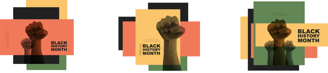 Black History Month set.