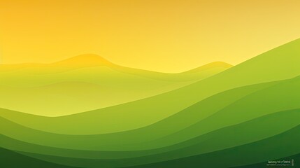 Obraz premium Nature illustration sunset landscape atmosphere. Environment theme.