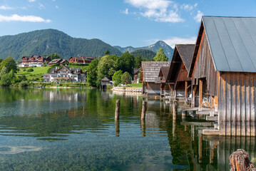 Landscape at the Grundlsee lake