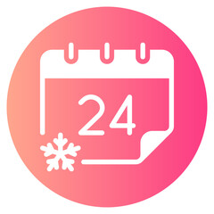 calendar gradient icon