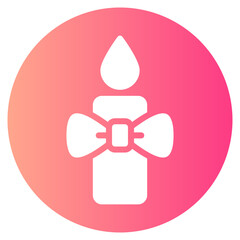 candle gradient icon