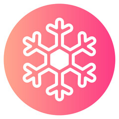Obraz premium snow gradient icon