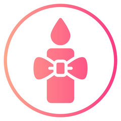 candle gradient icon