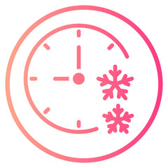 time gradient icon